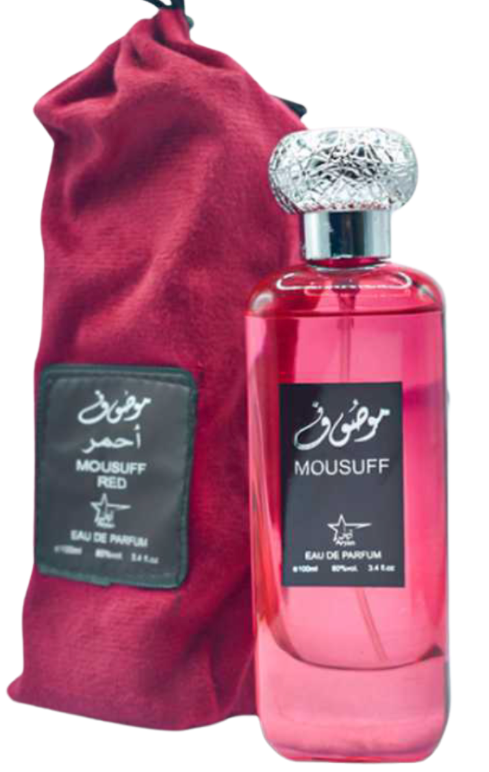 Mousuff Red Eau De Parfum 3.4 Oz for Women