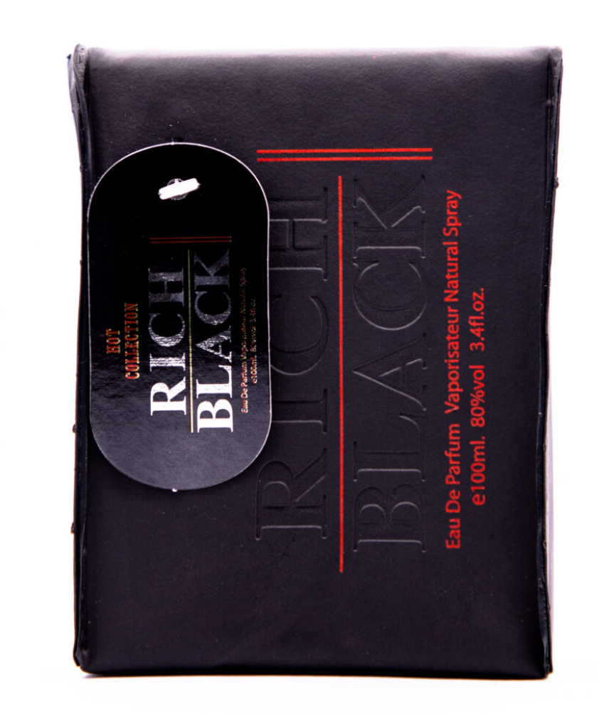 Rich Black Eau De Parfum 3.4 Oz for Men